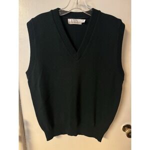 Uty Apparel Men's‎ Forest Green V Neck Sleeveless Sweater